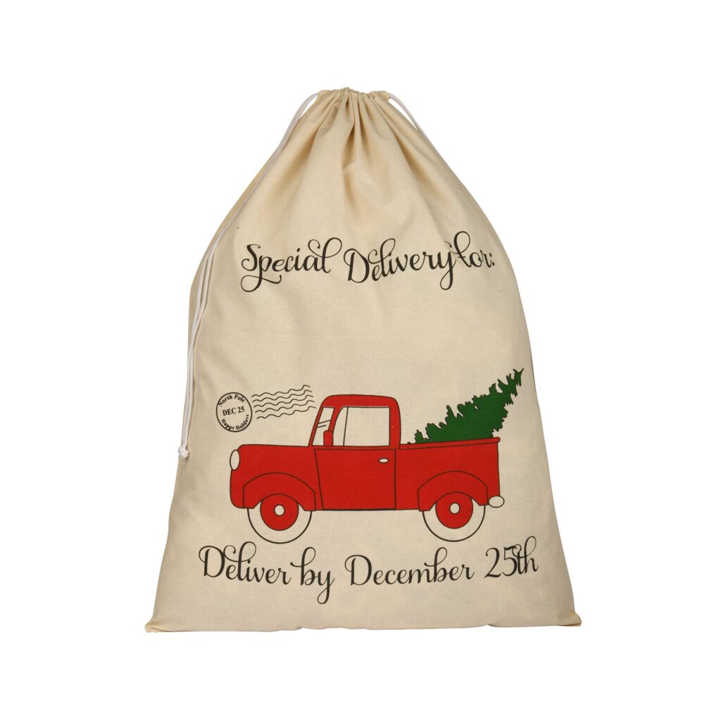 cotton drawstring pouch