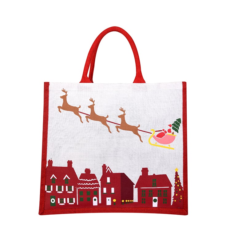 jute christmas bag Cotton Jute Bag