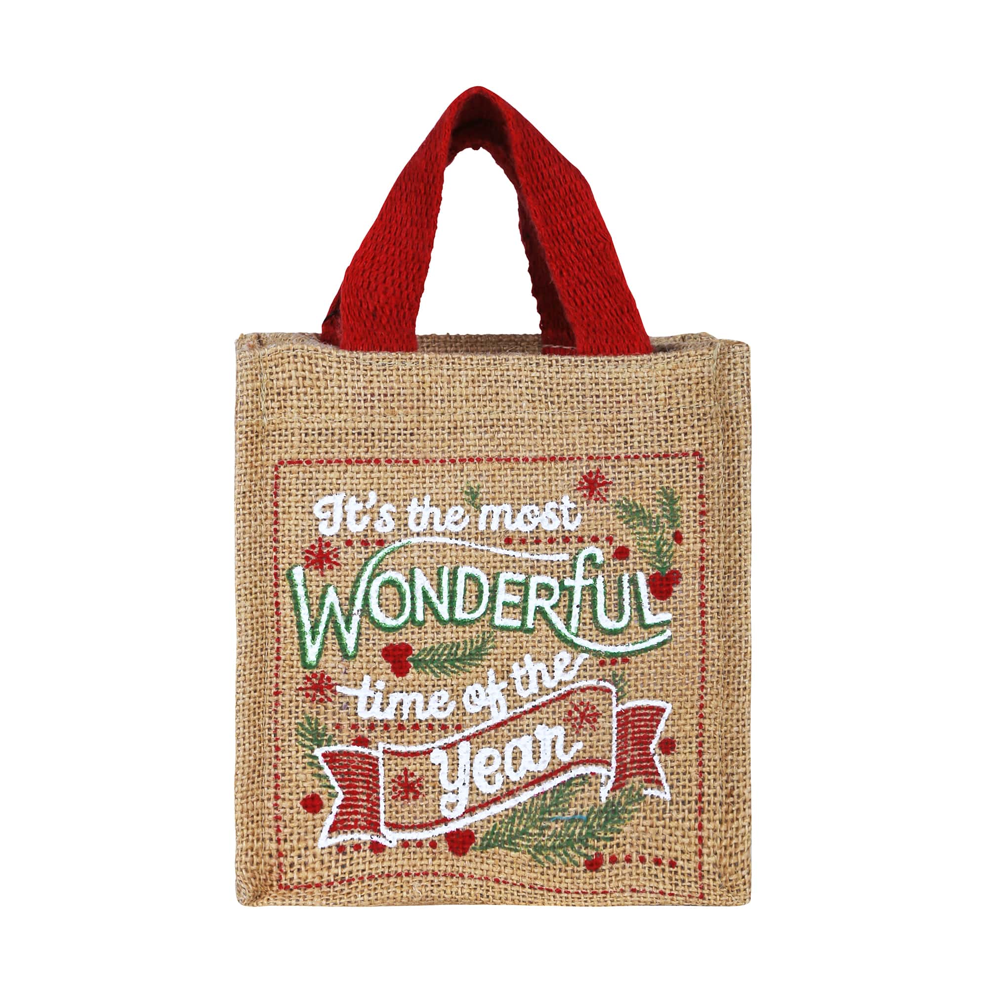 Jute Christmas bag